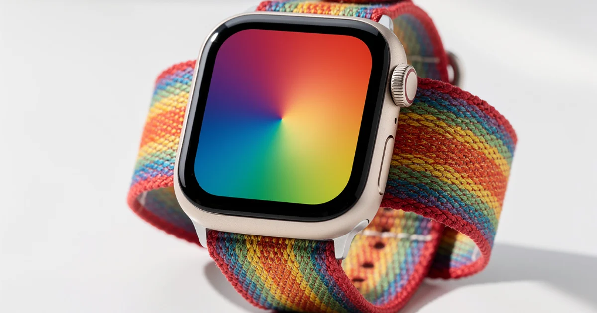 Apple представила коллекцию Pride 2026: ремешок для Watch, циферблат и обои