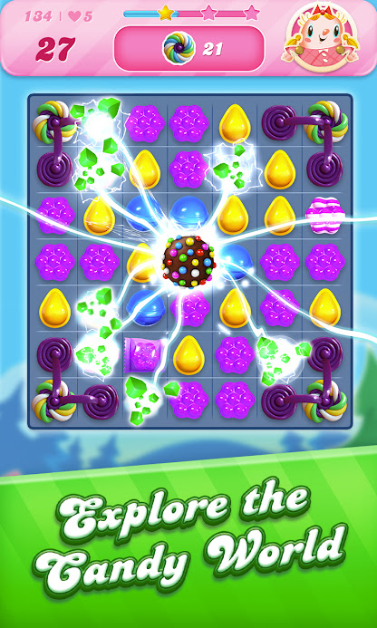 Candy Crush Saga скриншот 1