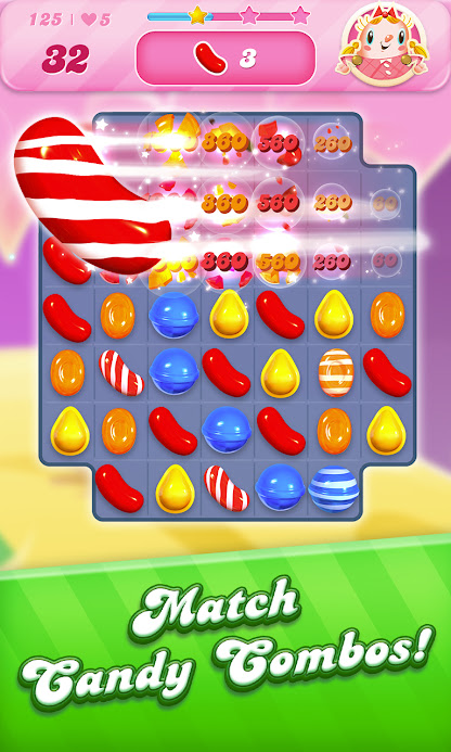 Candy Crush Saga скриншот 2