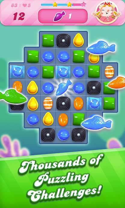 Candy Crush Saga скриншот 3