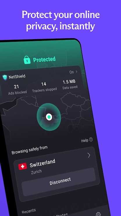 ProtonVPN скриншот 2