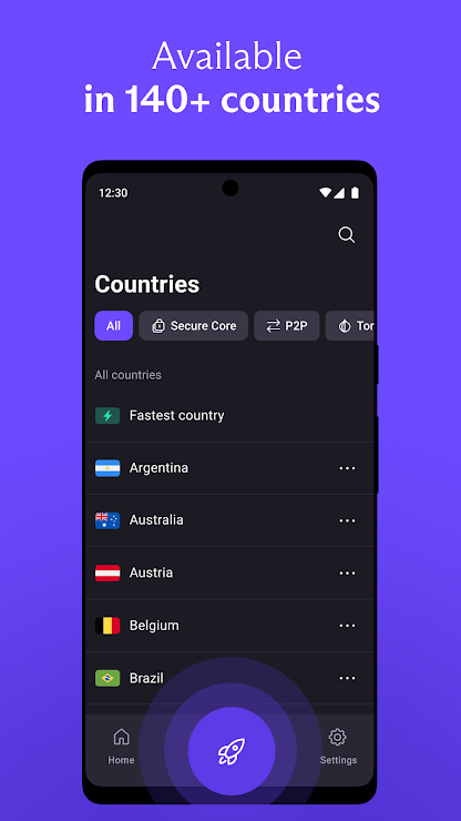 ProtonVPN скриншот 3