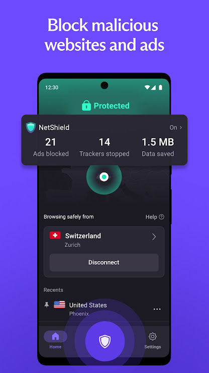 ProtonVPN скриншот 4