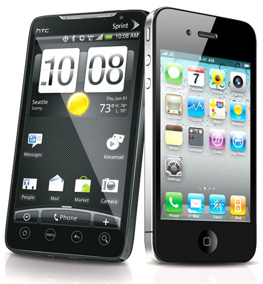 iPhone и HTC